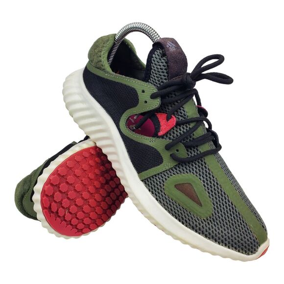 ADIDAS Shoes RUN LUX CLIMA Womens Size 9 Green White Running Sneaker AC8174 - Picture 1 of 12